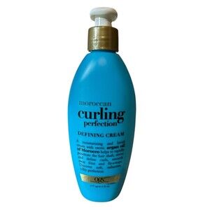 OGX Organix Moroccan Curling Perfection Defining Hair Cream‎ 6 oz Argan Oil NEW